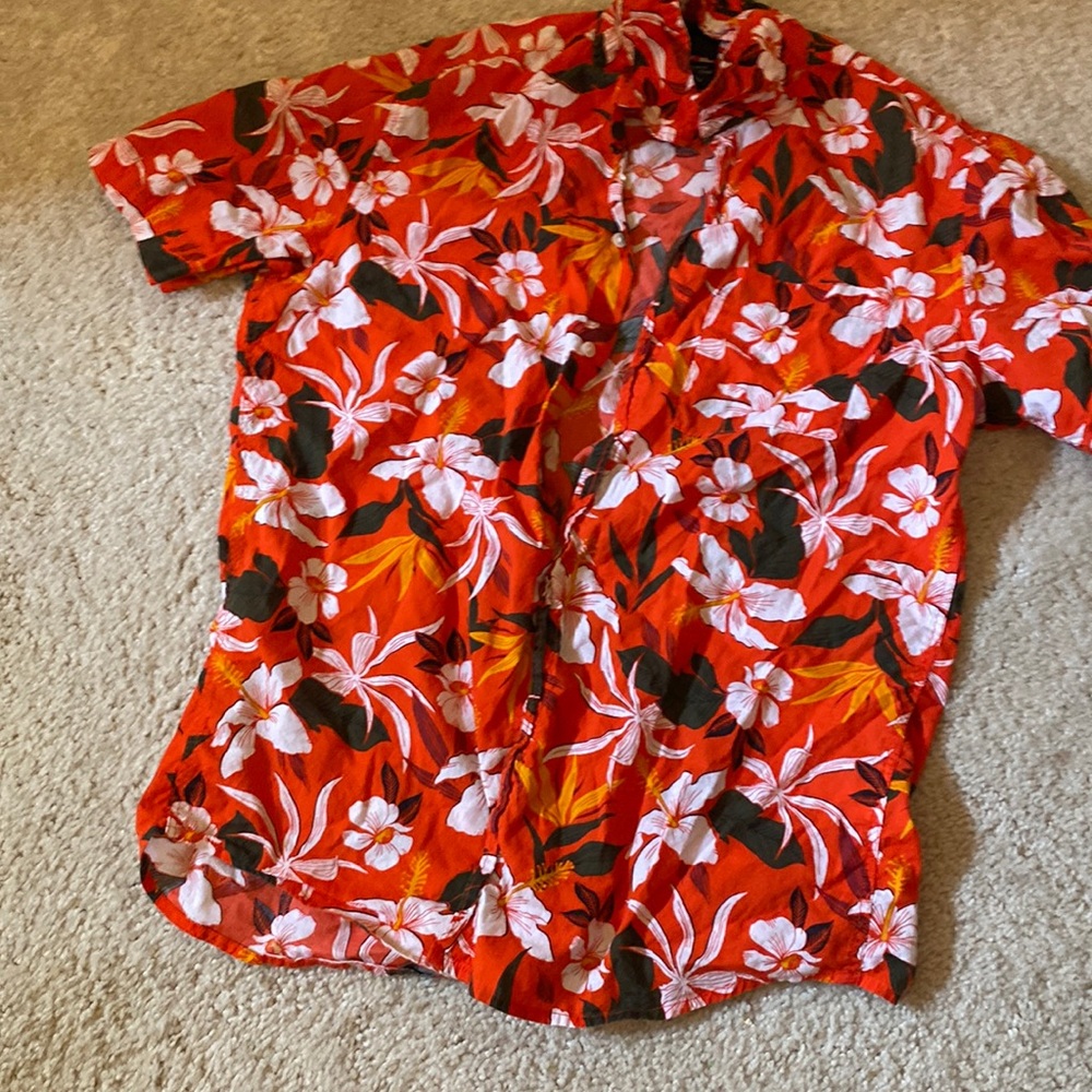 floral button down